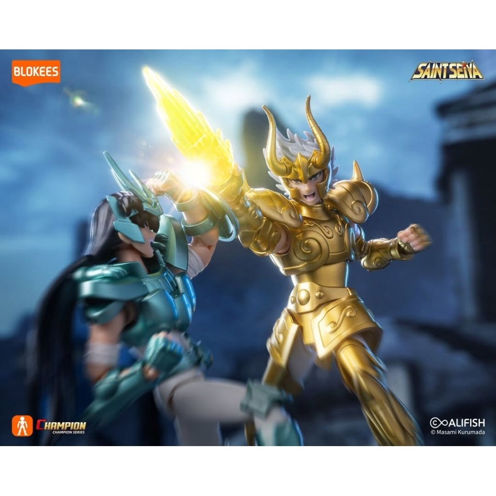 Blokees Saint Seiya Champion Class Aquarius Sagitarius Cancer Capricorn Shiryu