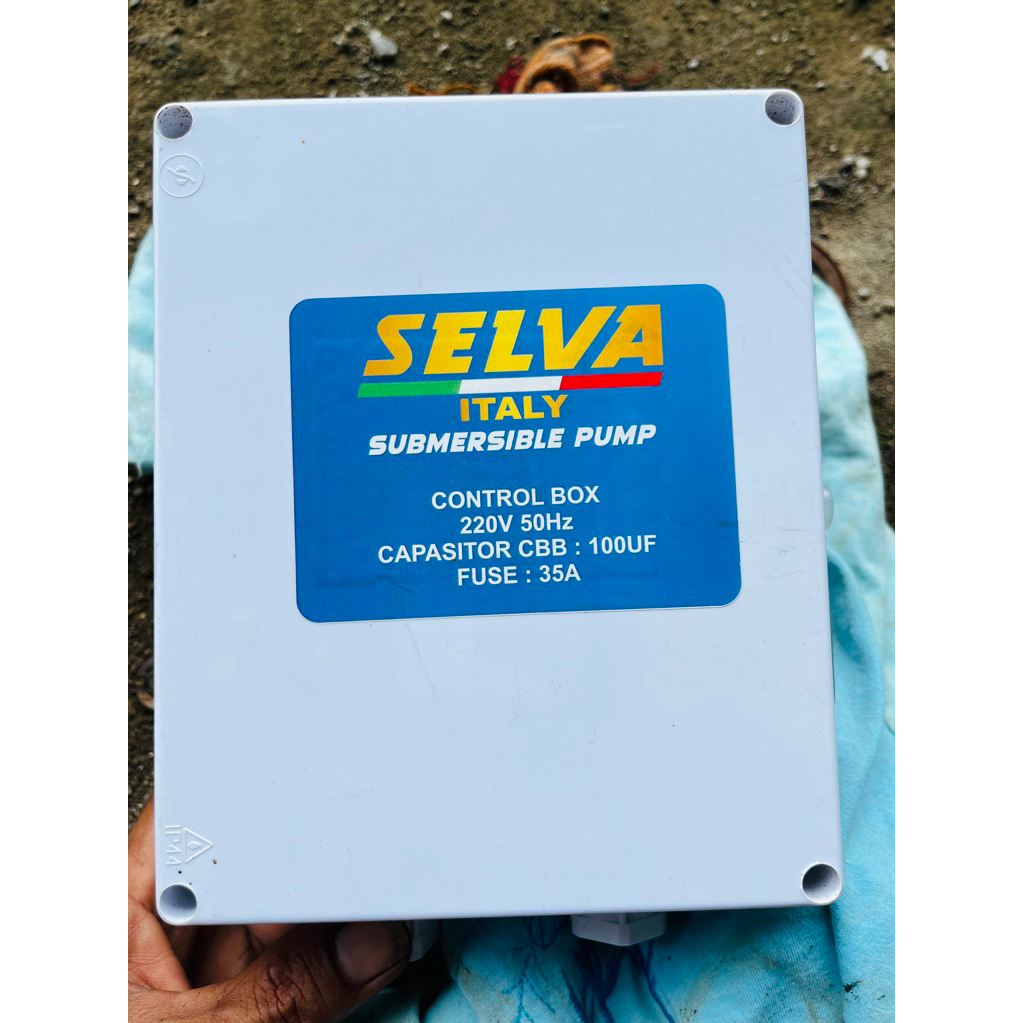 control box sibel selva 3 hp capasitor 100 mf