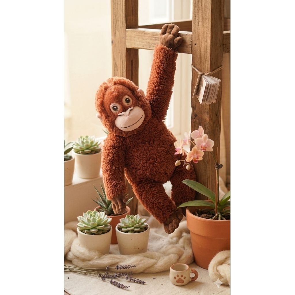 Boneka monyet monkey orang utan