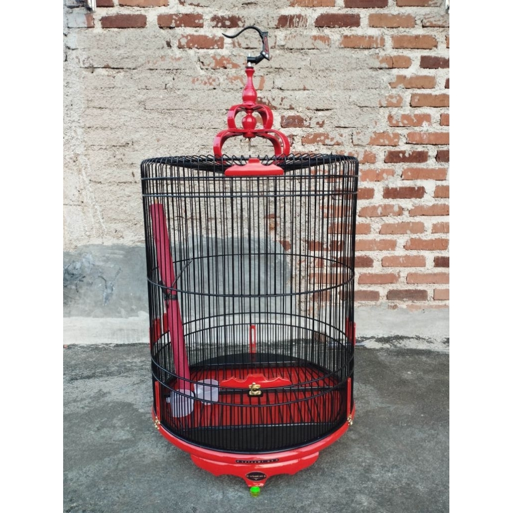 Sangkar Murai batu No 2 Fullset + Pallet Tebok Bambu Berkualitas