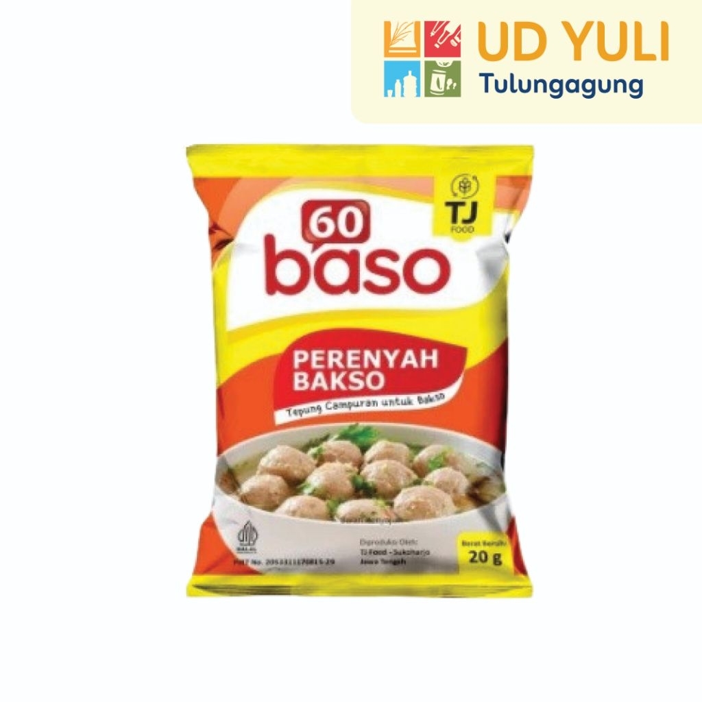 Tepung Perenyah Bakso, Tepung Kres Bakso Go baso 20g