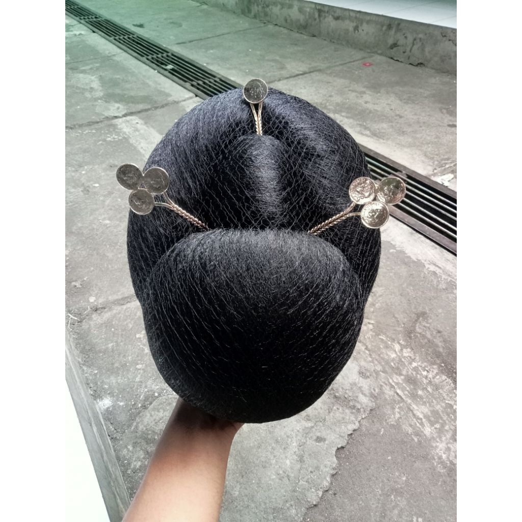 Tusuk Konde Koin Warna Emas/Aksesoris Sanggul Jawa/Hiasan Rambut Palsu/Pelengkap Berbusana Sinden/Pe