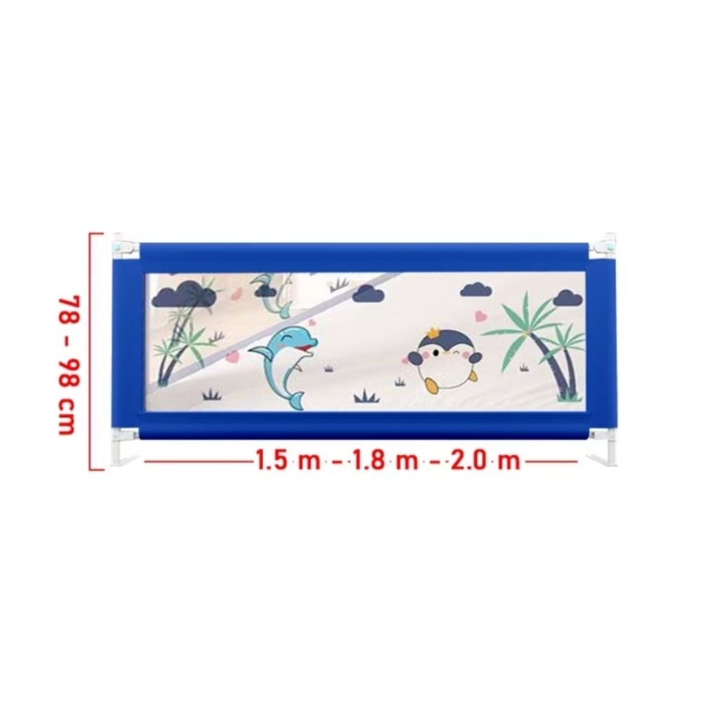 PRELOVED BABY BEDRAIL PENGAMAN KASUR BAYI PEMBATAS PINGGIR TEMPAT TIDUR BABY BED GUARD 200CM
