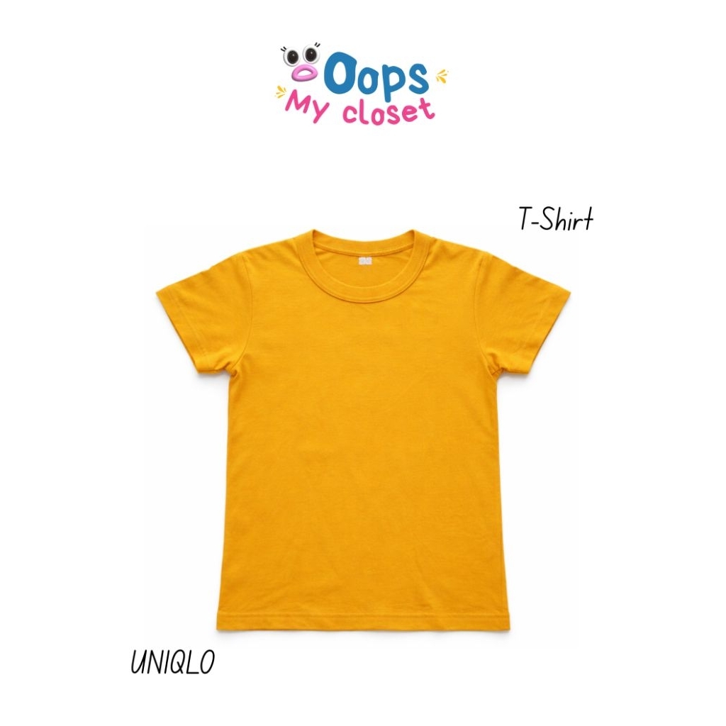 UNIQLO BASIC T-SHIRT (YELLOW)
