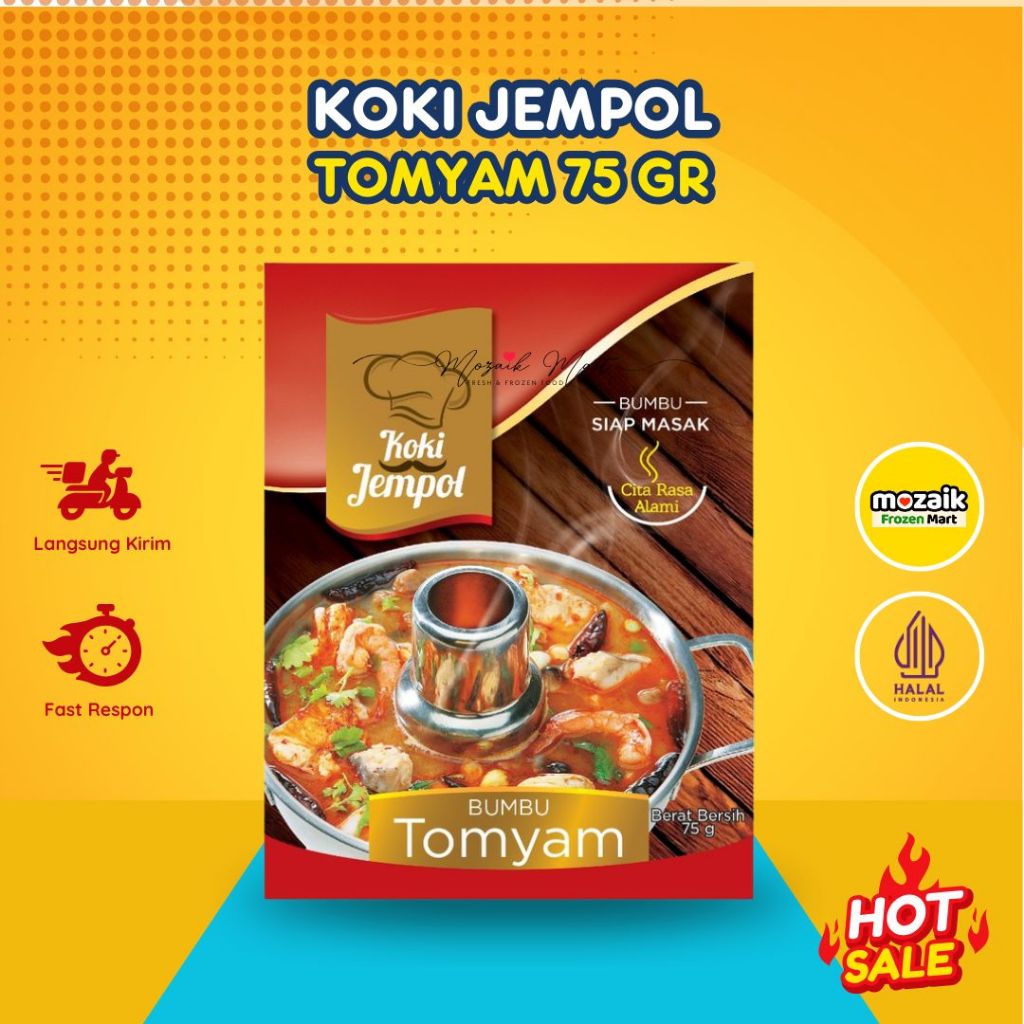 Koki Jempol Bumbu Tomyam Frozen Mart Frozen Food Palembang 75 gr