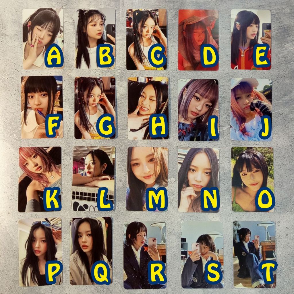 [BACA DESKRIPSI] Photocard official NewJeans, NJZ, MhDHH, how sweet, supernatural Photocard hanni, d
