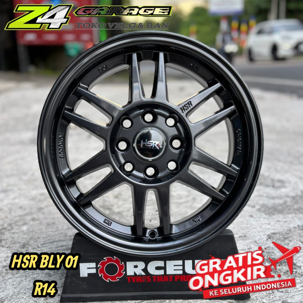 Velg Racing Rpf R14 untuk brio agya karimun di HSRBLY 01 Tampilan elegant