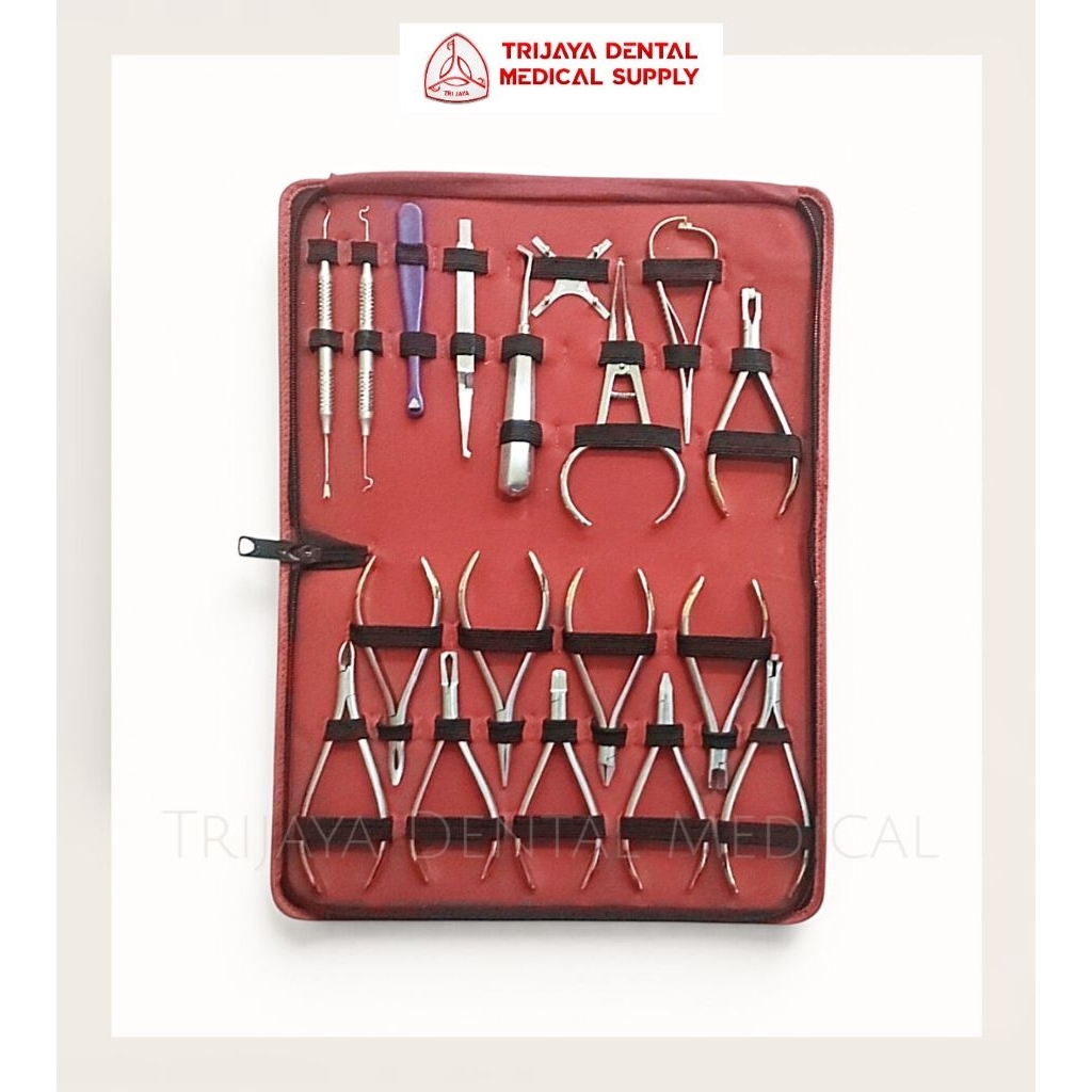TRIJAYA DENTAL MEDICAL Tang orthodontic set/ Perlengkapan alat Ortho gigi/ Orthodontic plier
