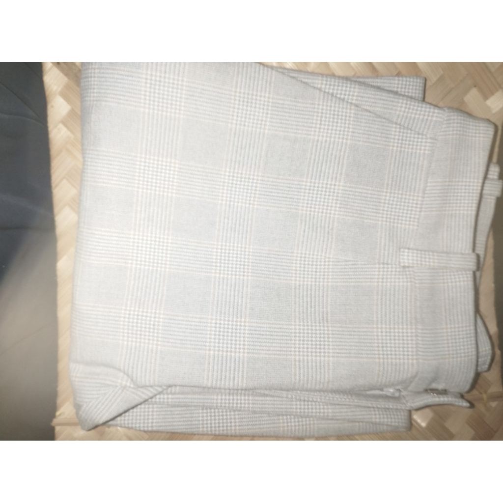 (PRELOVED) Prlvd ankle pants tartan uniqlo size S
