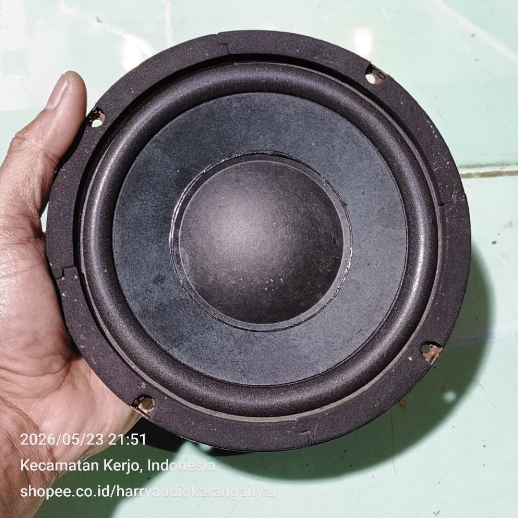 Speaker Subwoofer POLYTRON 6 inch Ori Lepasan – Normal Ori Siap Pakai