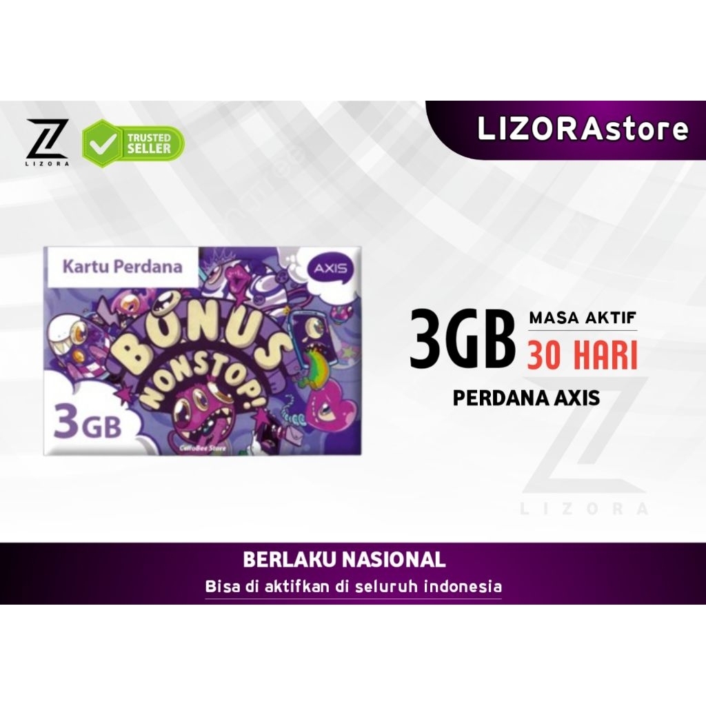 Kartu perdana AXIS 3GB 30 HARI - Kartu perdana Kuota AXIS Murah
