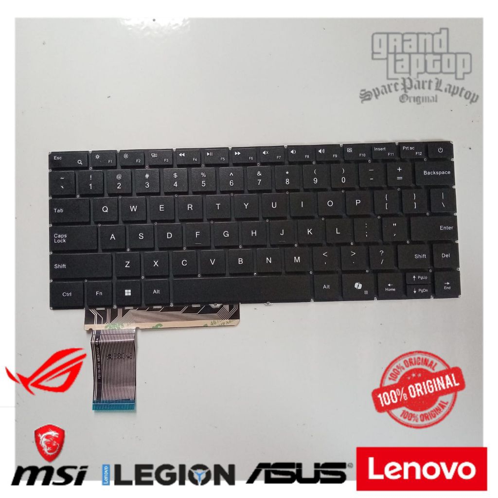 Keyboard original copotan dari frame Acer Aspire Lite 14 AL14-31P