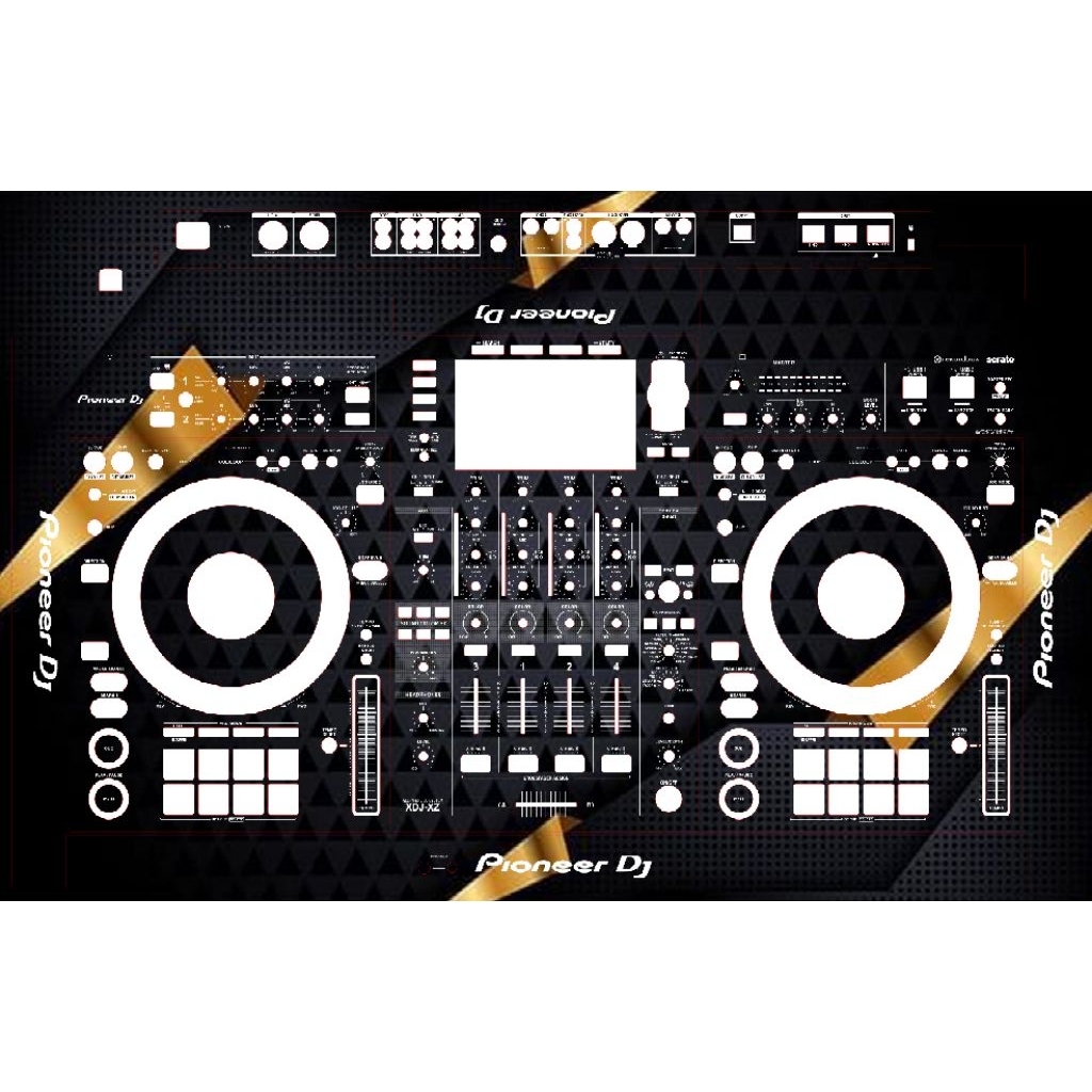 sticker pelindung alat dj musik XDJ-XZ PIONEER