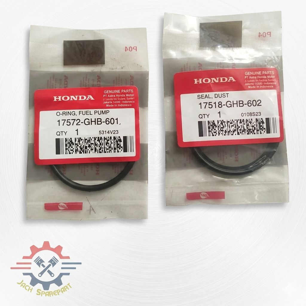 O-Ring Fuel Pump & Seal Dust Honda Beat Vario Scoopy PCX - 17572-GHB-601 & 17518-GHB-602