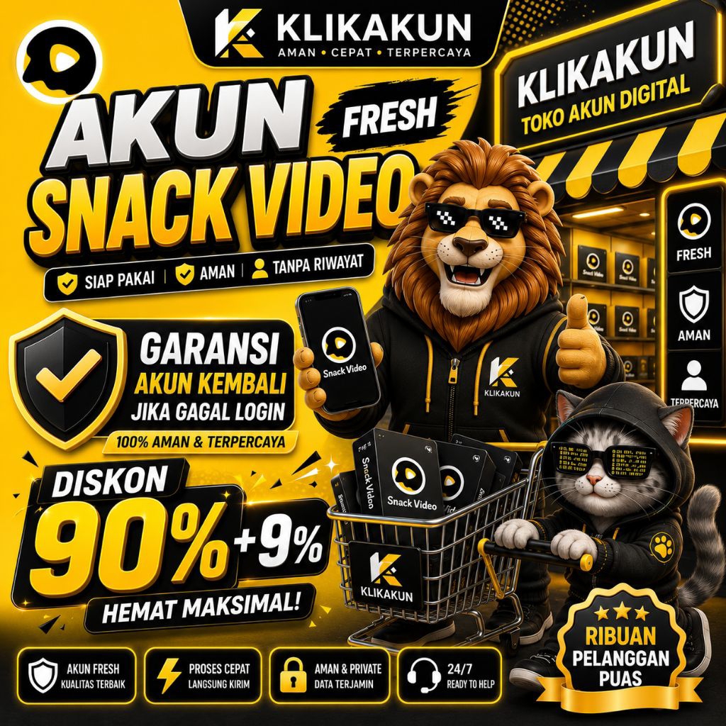 JUAL AKUN SNACK VIDEO FRESH SIAP PAKAI