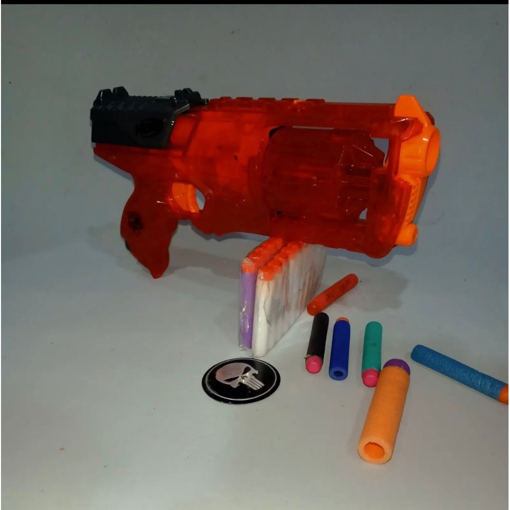 Nerf Maverick red Sonic orange triger