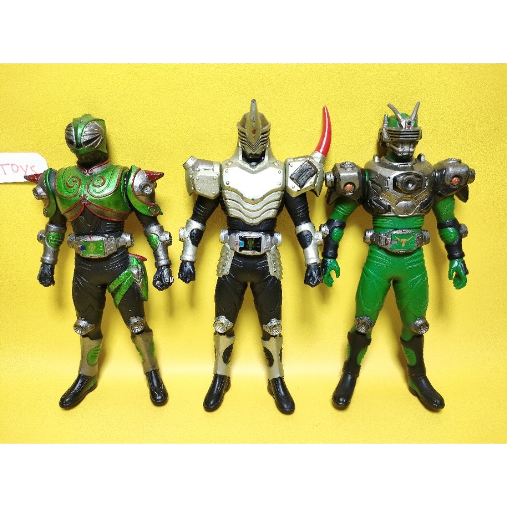 3 Pcs RHS Kamen Rider Ryuki 17cm