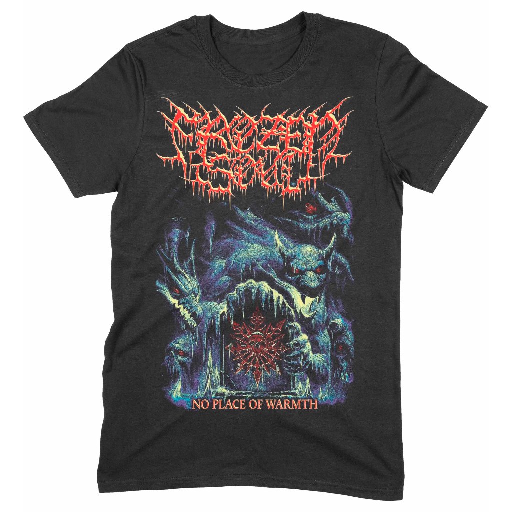 Kaos Band Metal Frozen Soul no warmth place - Desain Keren, Bahan Katun Tebal, Unisex