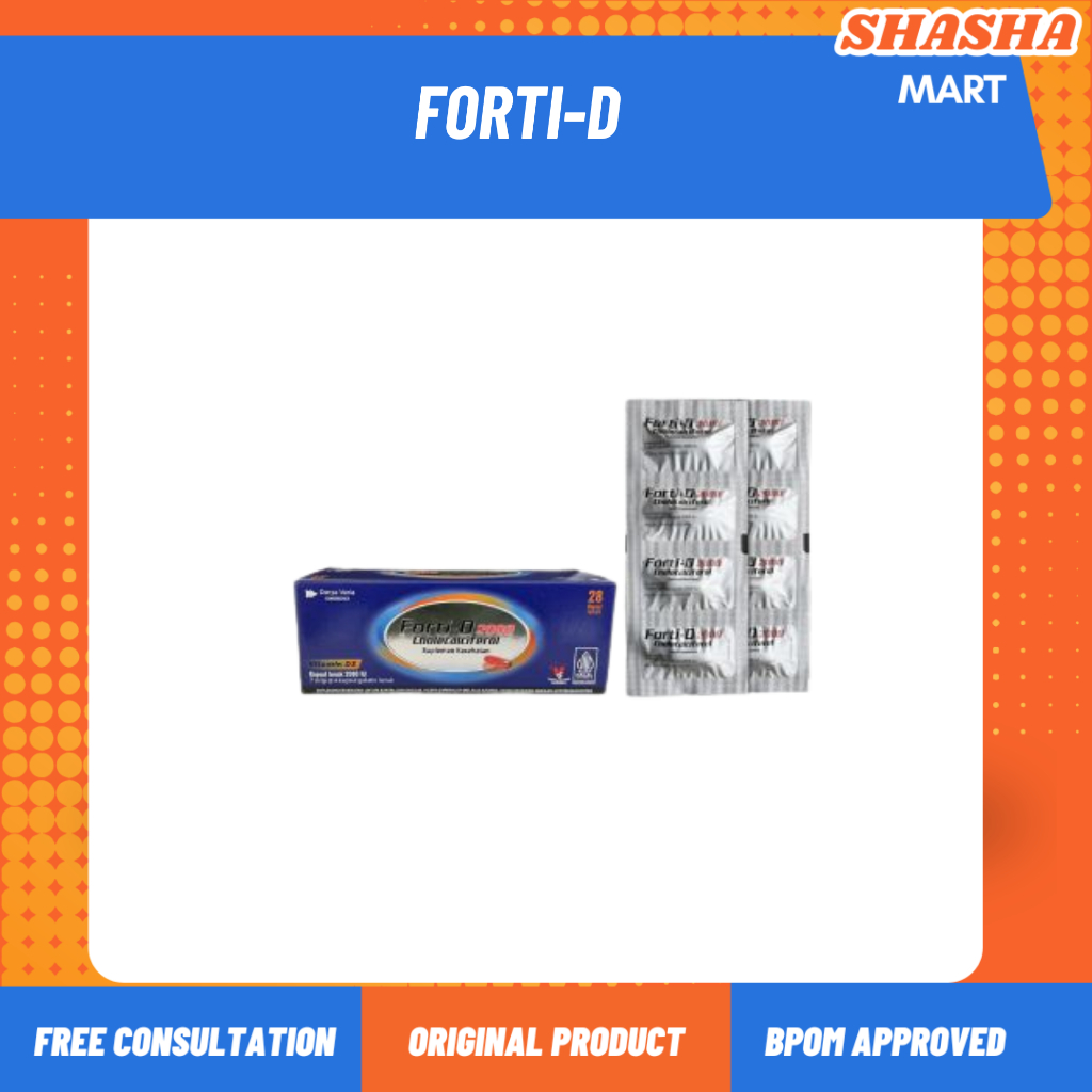 FORTI-D FORTI D 2000 BOX ISI 28 suplemen vitamin d
