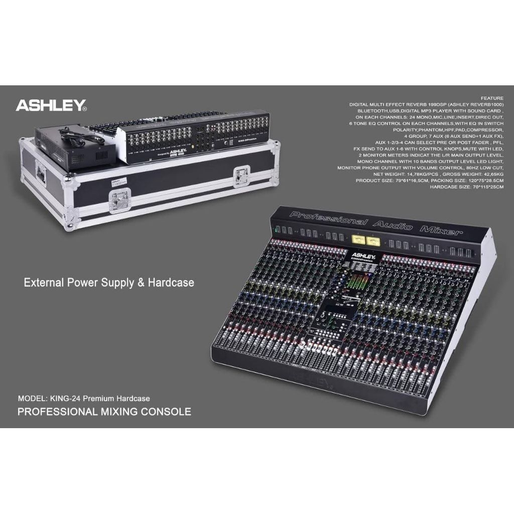 Mixer Ashley King 24Premium Hardcase MIXER ASHLEY