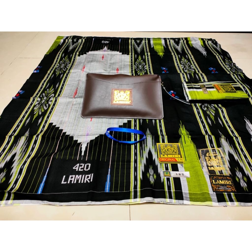 Sarung Lamiri Original SGT S-90 Type 420 – Kemewahan Tradisional dalam Balutan Sutera
