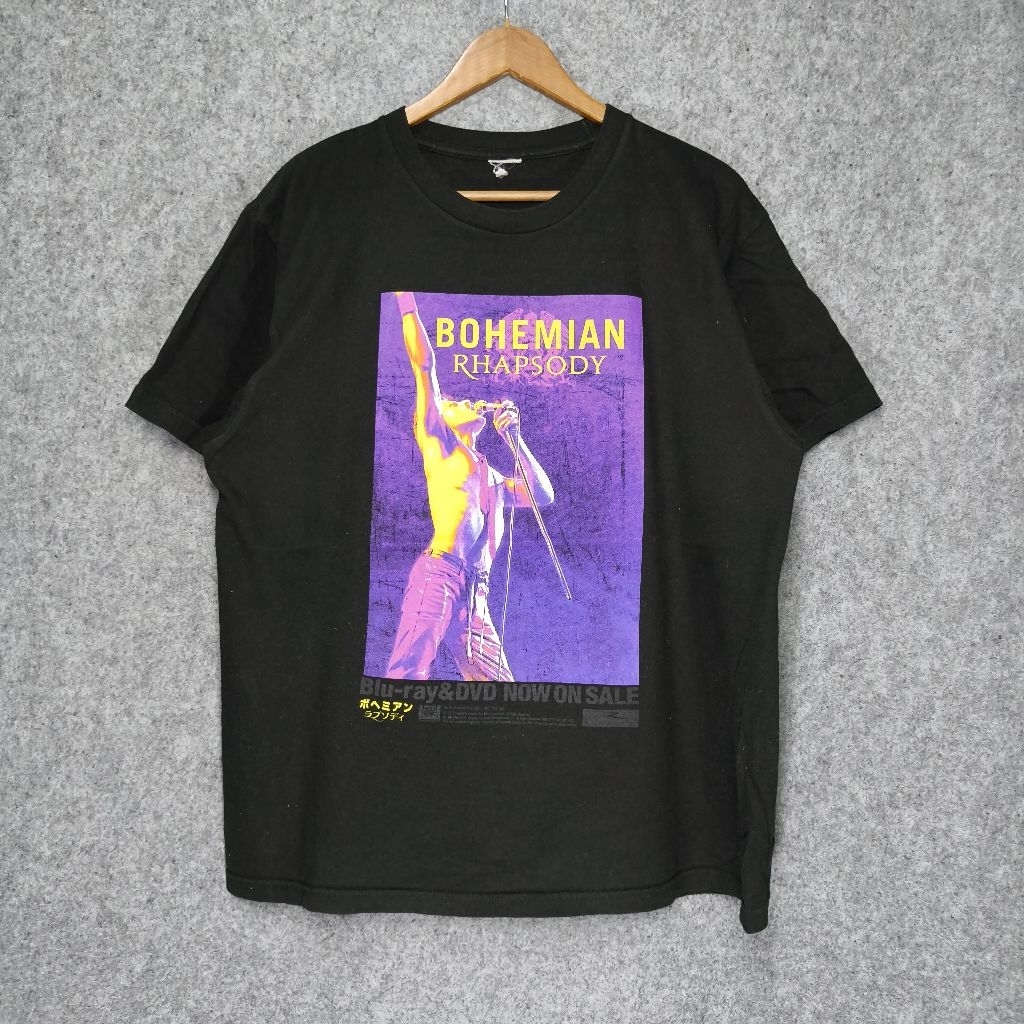 Bohemian Rhapsody Japan Promo Tee | Freddie Mercury Movie Merch Rare
