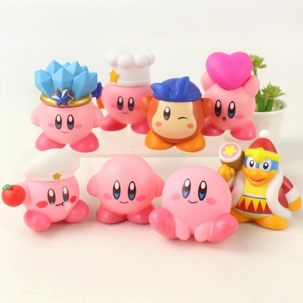 Action Figure Kirby Figure Set - Mainan Kirby Set Figure Set Action Figure Anime