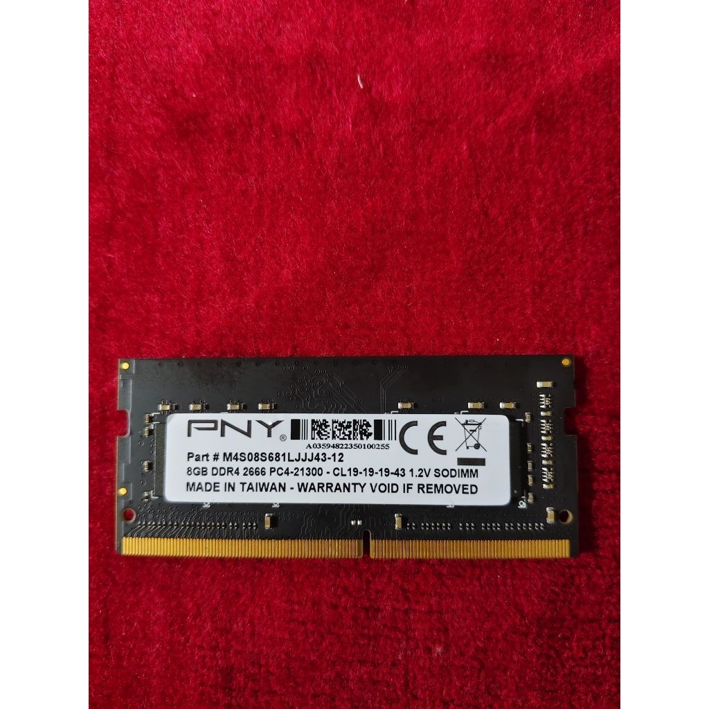 RAM 8GB DDR4 PC 2666 PNY