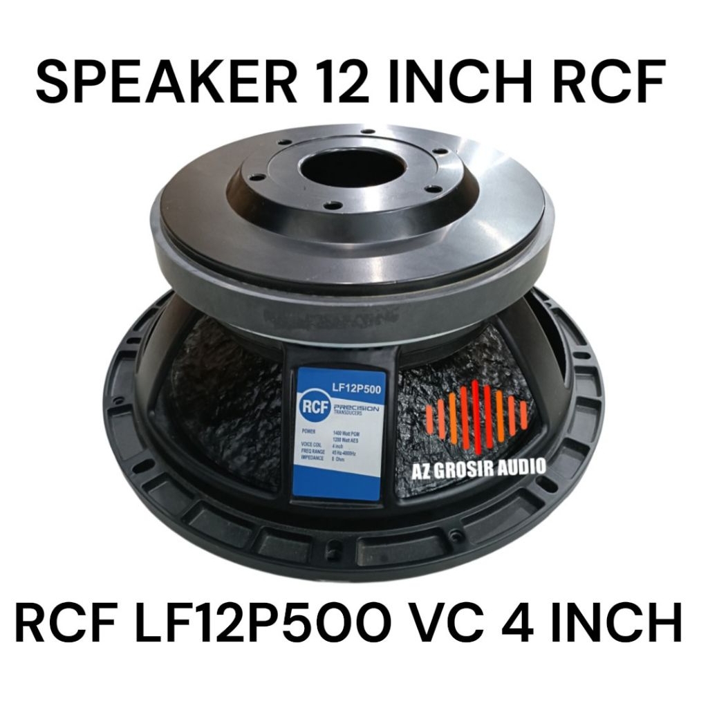 speaker 12 inch rcf lf12p500 rcf 12p500 coil 4 inch