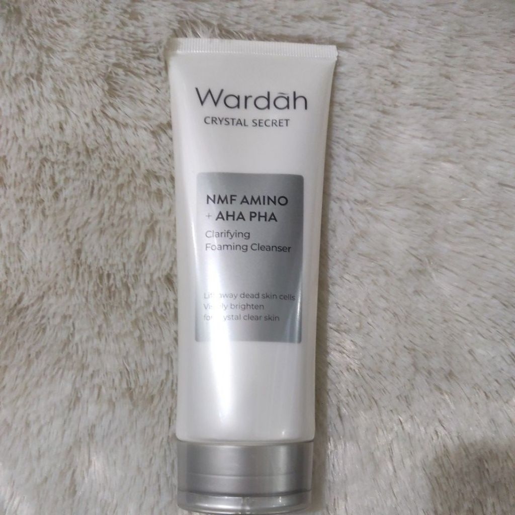 WARDAH CRYSTAL SECRET FOAMING CLEANSER/SABUN MUKA WARDAH WHITE SECRET/SABUN WHITE SECRET 100ML