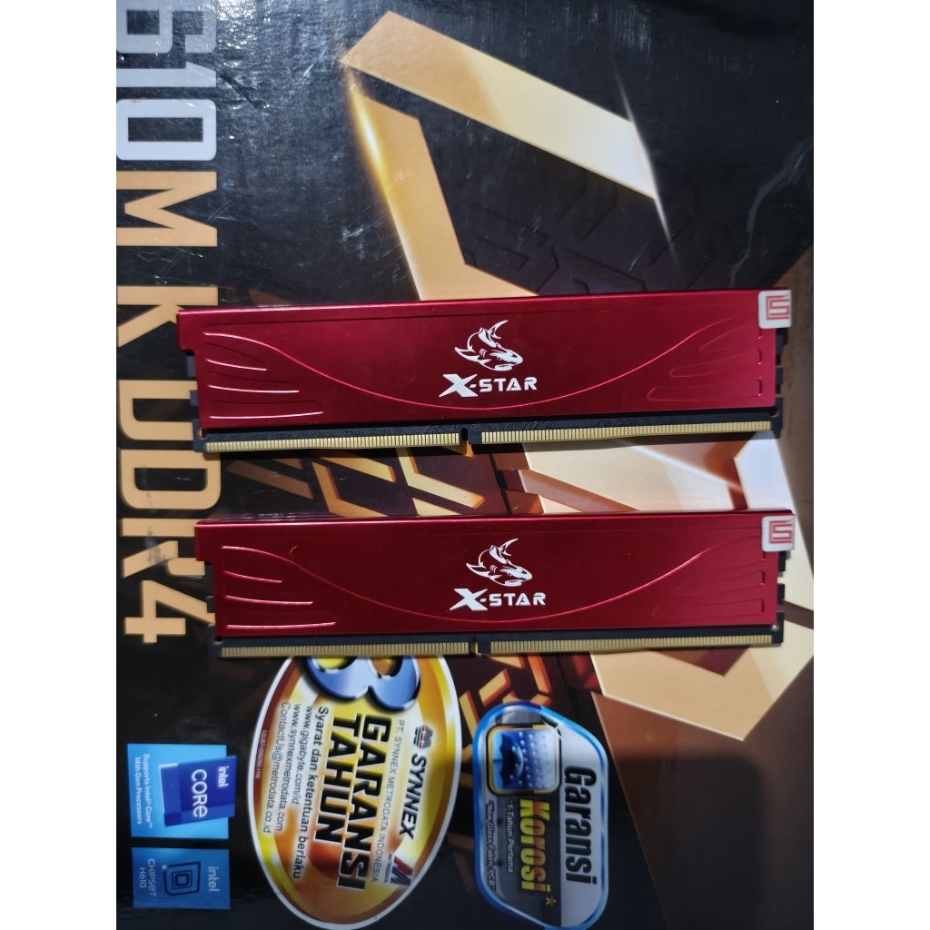 Ram ddr4 3200mhz 16gb 8gb*2 xstar