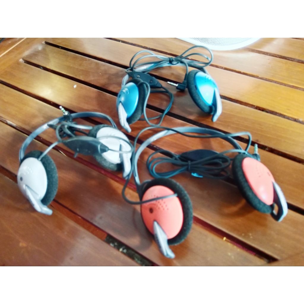Headset Clip-On Clarion/ Headphone Gantung Telinga 3.5mm