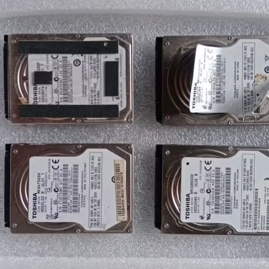 4 Hardisk Laptop 2,5 inch Campur 750gb 640gb 320gb 250gb Kondisi Rusak