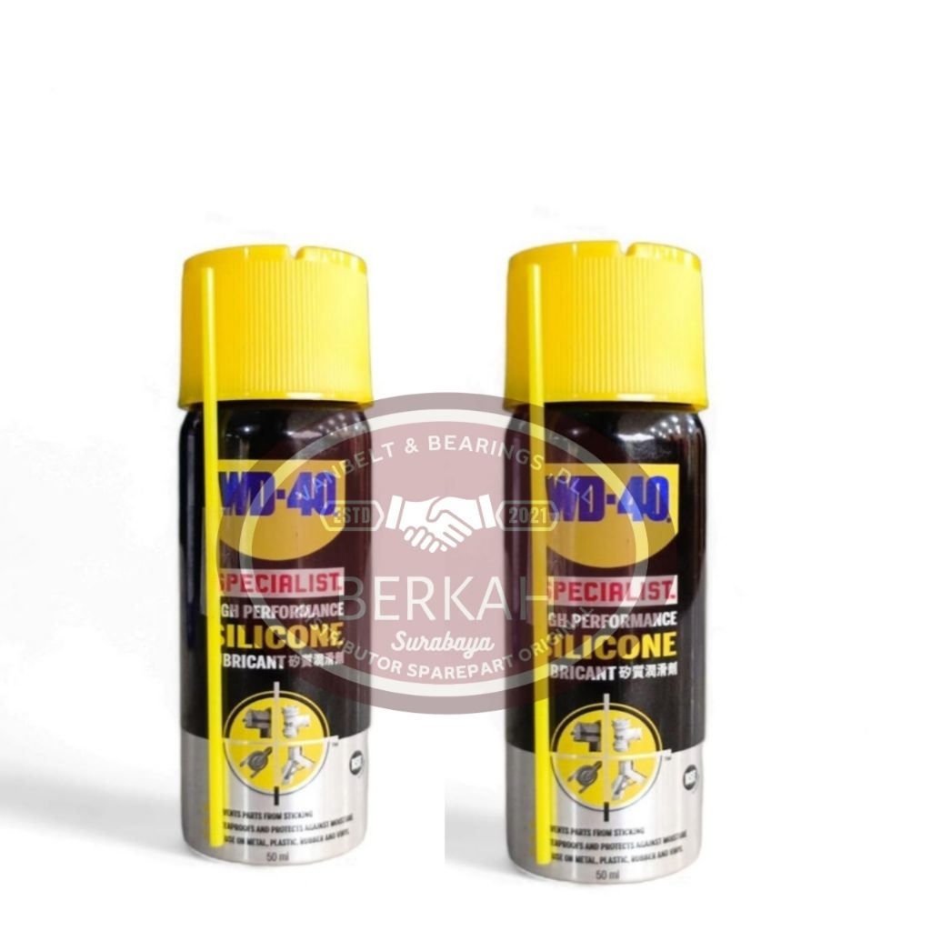 WD-40 Specialist High Performance Silicone Lubricant 50 ml (pelumasi rel jendela, pintu geser, dan e