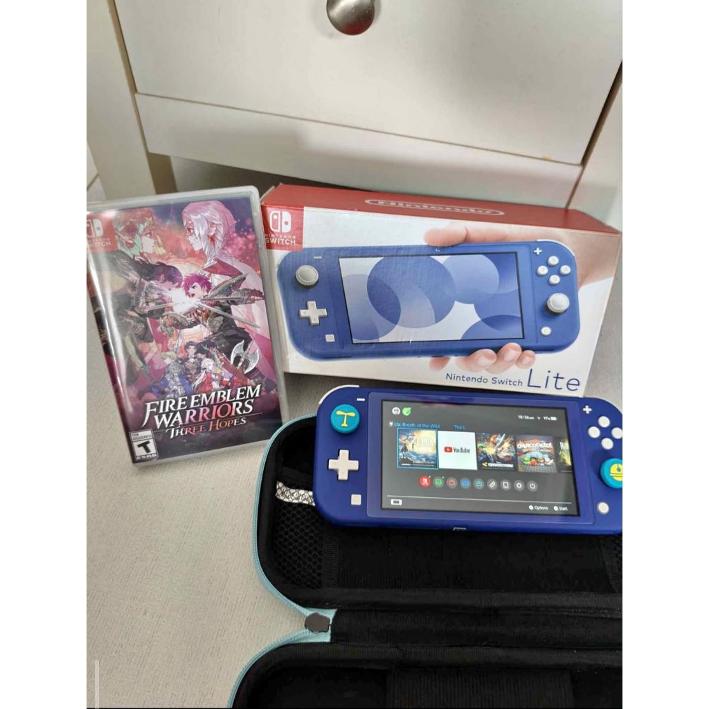 Nintendo Switch Lite OFW 32 GB Blue Color 2nd BONUS Kaset Game