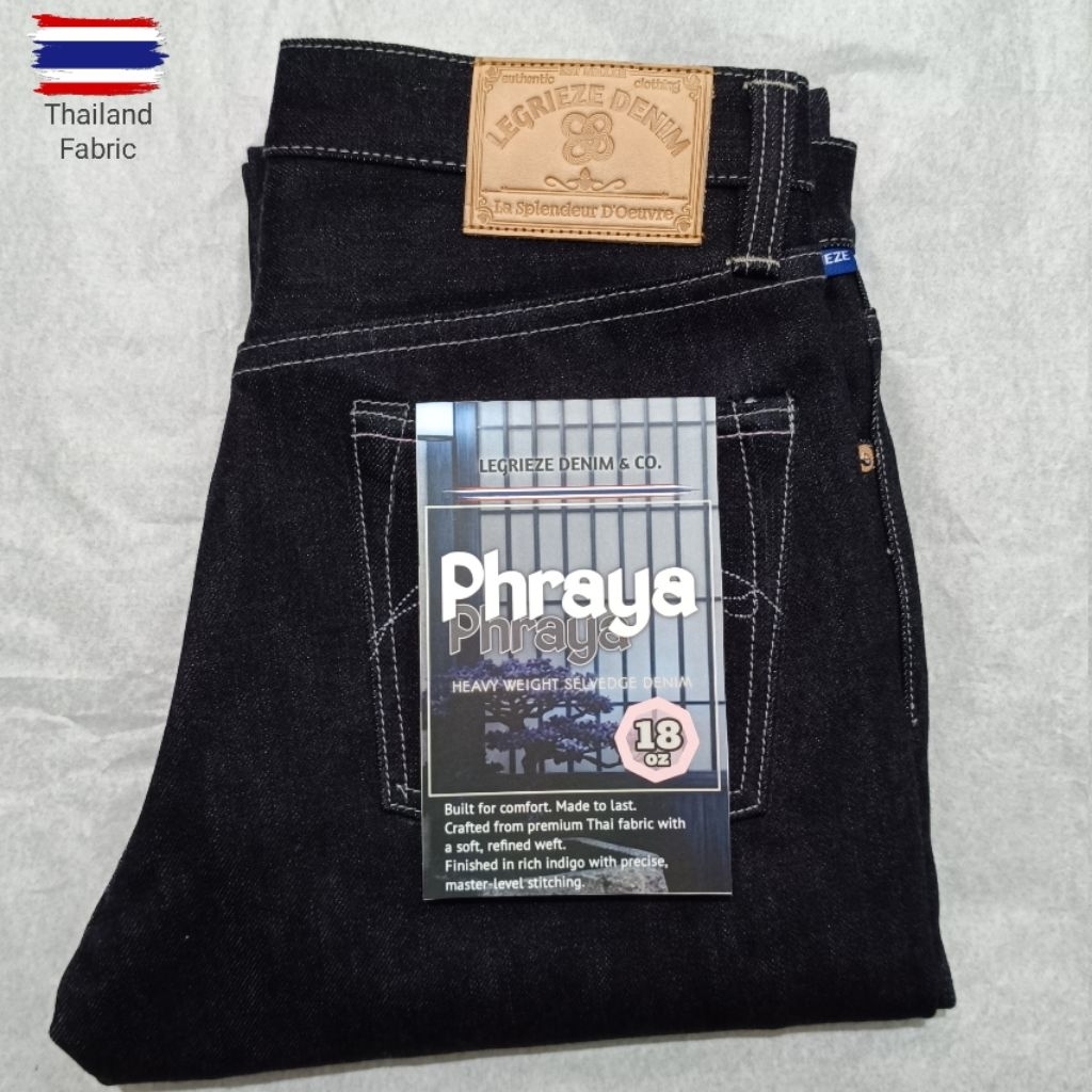 LEGRIEZE - PHRAYA 18 OZ - DENIM SELVEDGE - SANFORIZED THAILAND MILLS