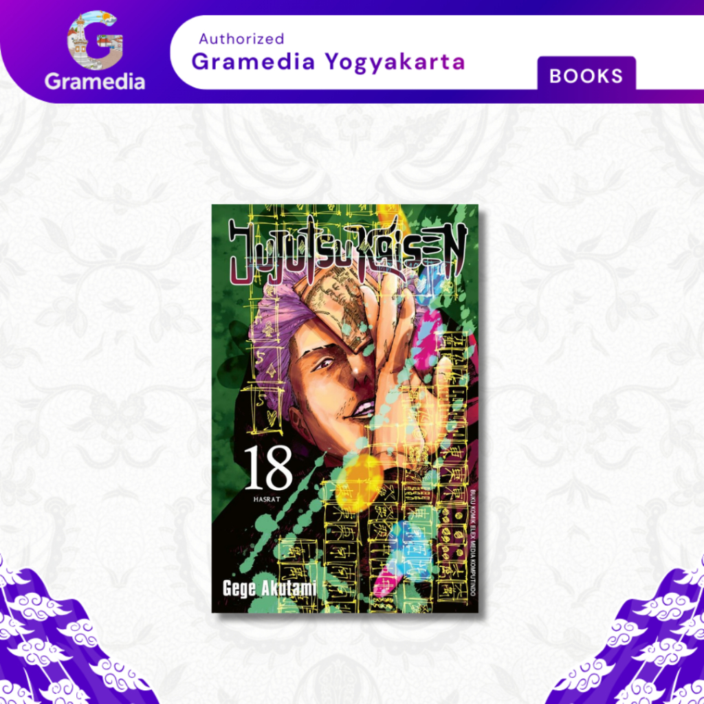 Gramedia Yogya - Jujutsu Kaisen 18