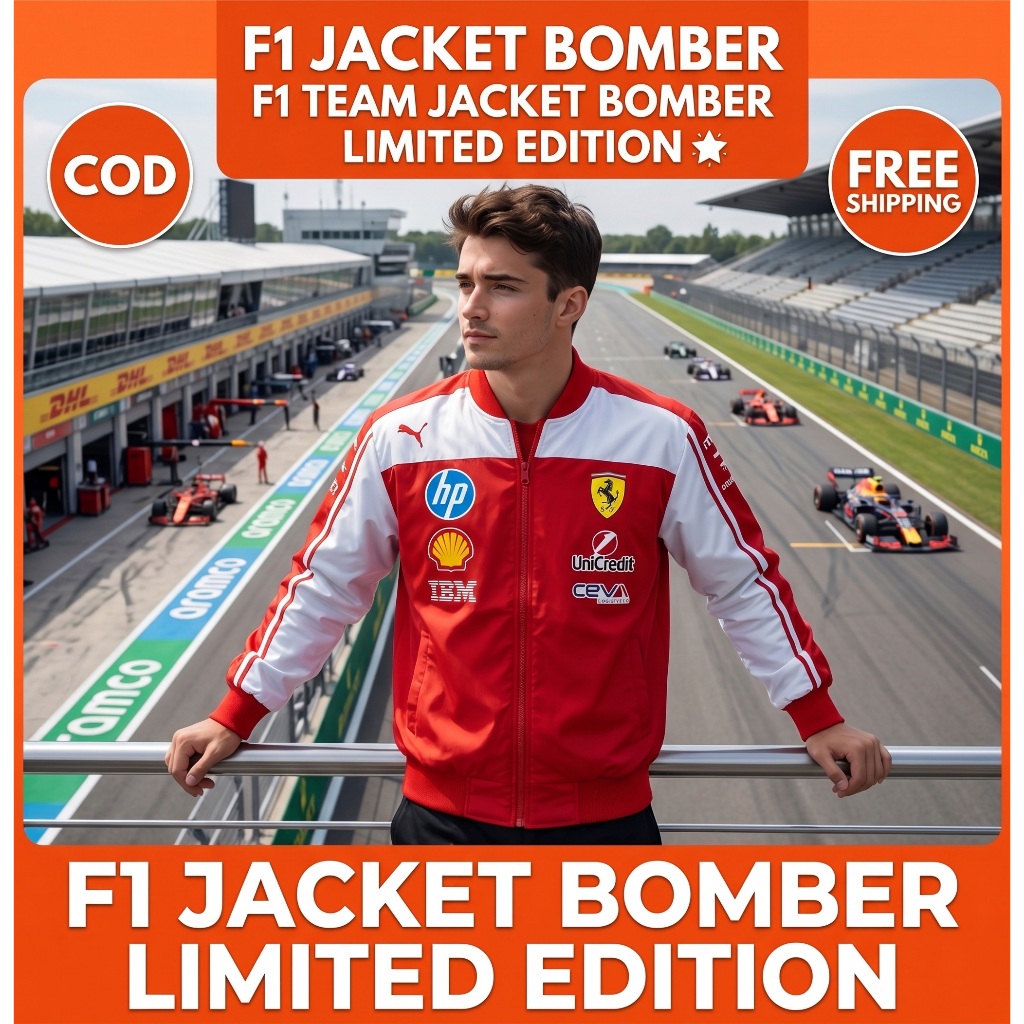 Jacket Bomber Fer F1 2026 Driver Shirt Formula 1