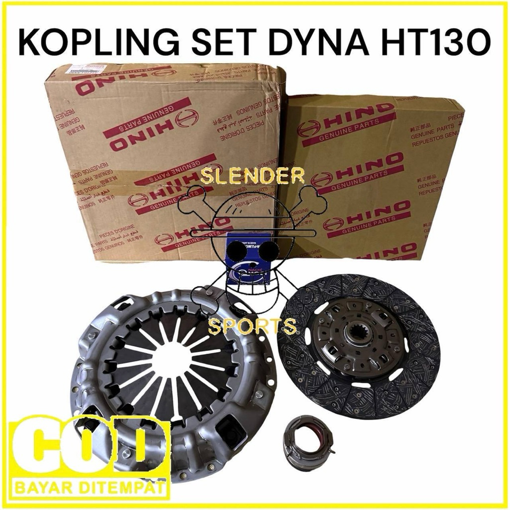 KAMPAS KOPLING SET HT130 - KOPLING SET DYNA 130HT - KAMPAS KOPLING DYNA DUTRO HT130