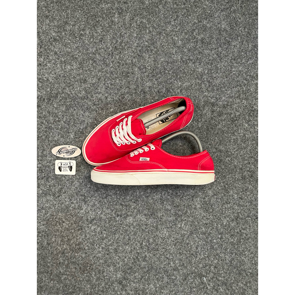 Vans Authentic Red Size 40.5 | Second Original Good Condition