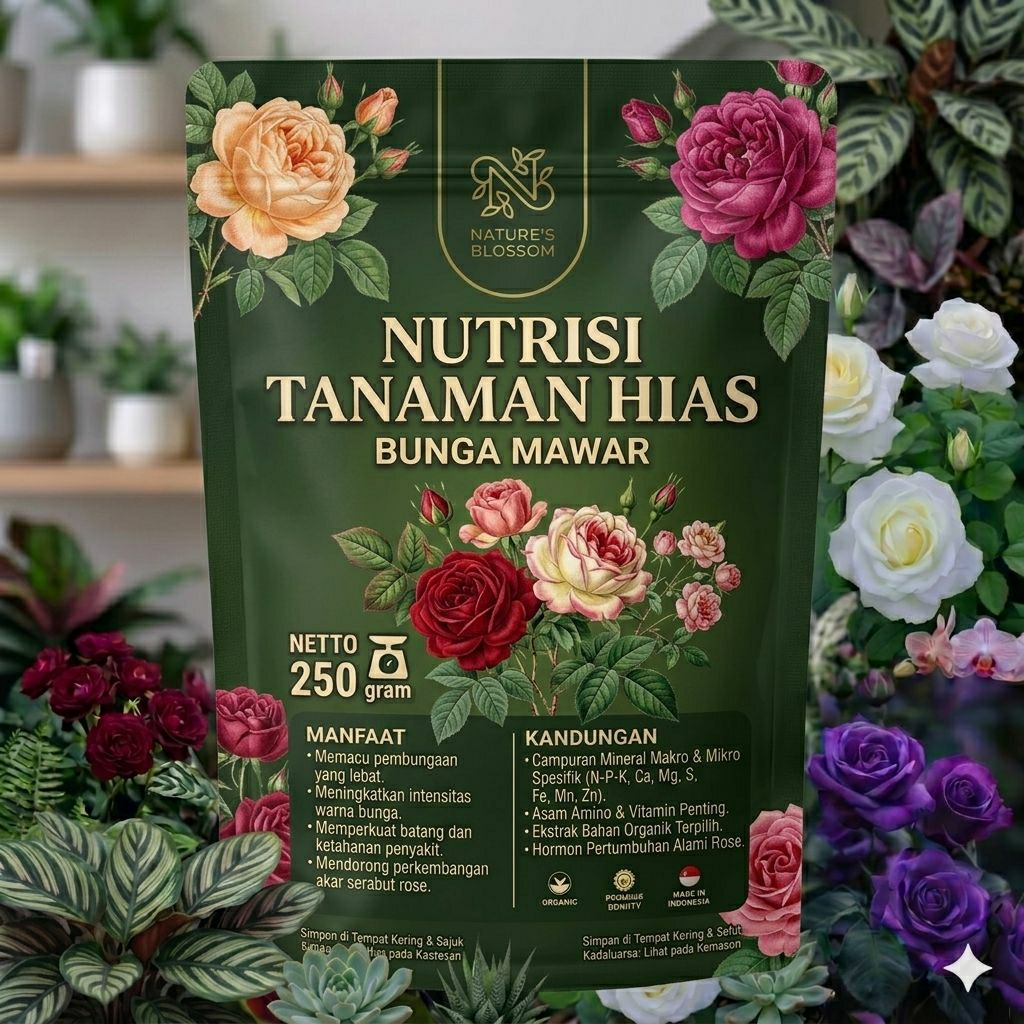 nutrisi tanaman hias bunga mawar netto250gramanti,rontokbatang,daun,kualitas,tanaman,bagus,dan,menar