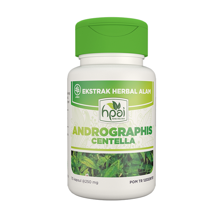 Sambiloto Kapsul Andrograpis Centella Antibiotik Alami 75 Kapsul