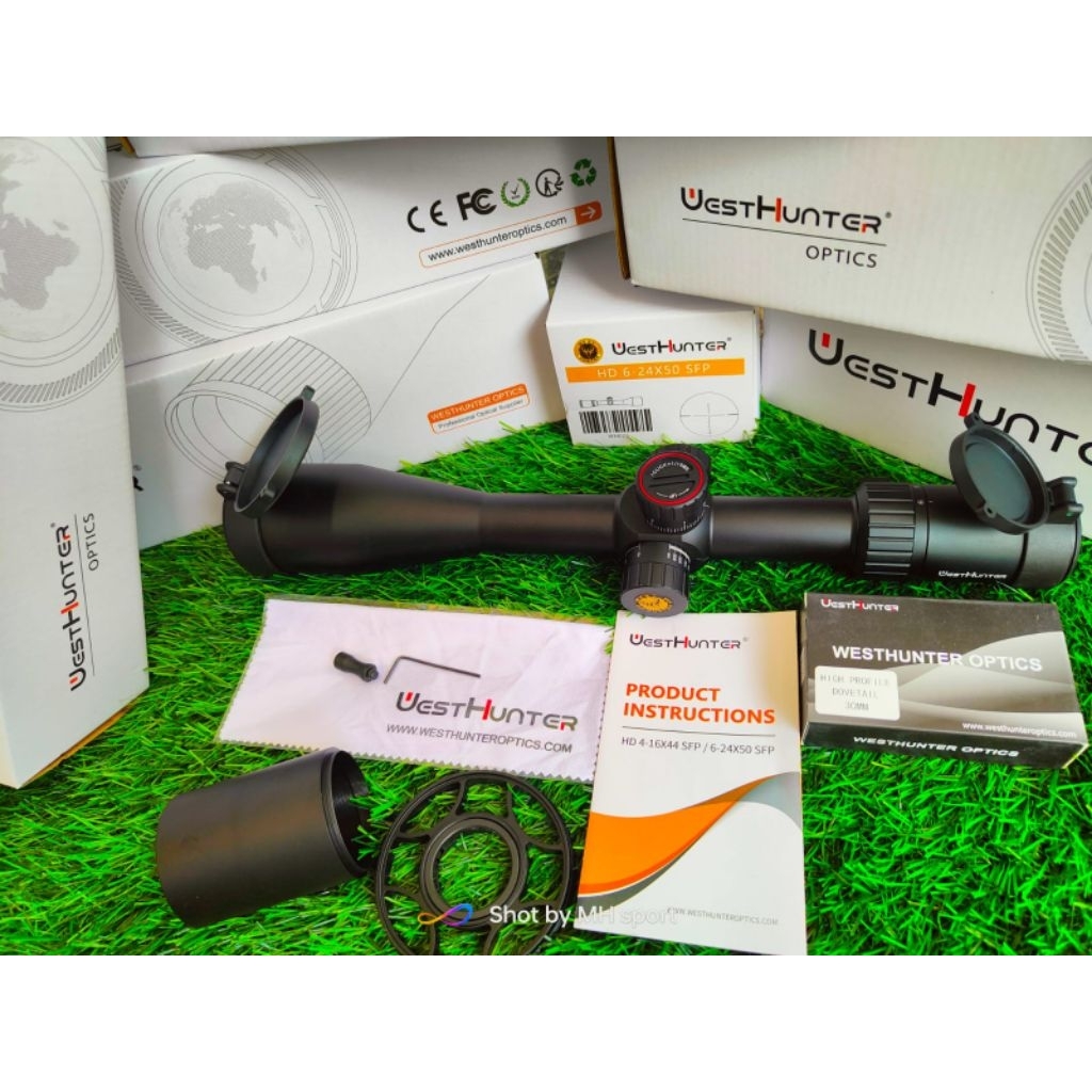 telescope westhunter HD 6-24x50 SFP