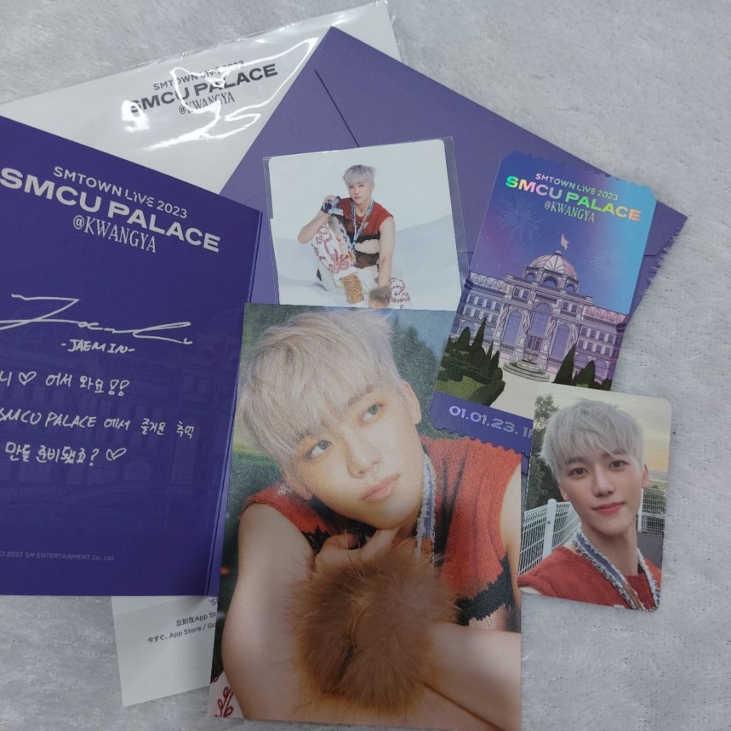 [READY] JAEMIN SMTOWN SMCU PALACE 2023 SPECIAL AR TICKET FULLSET UNSEALED