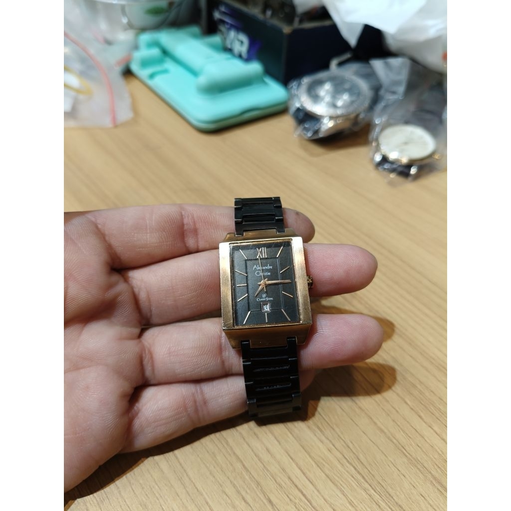 jam tangan second Alexandre Christie Original