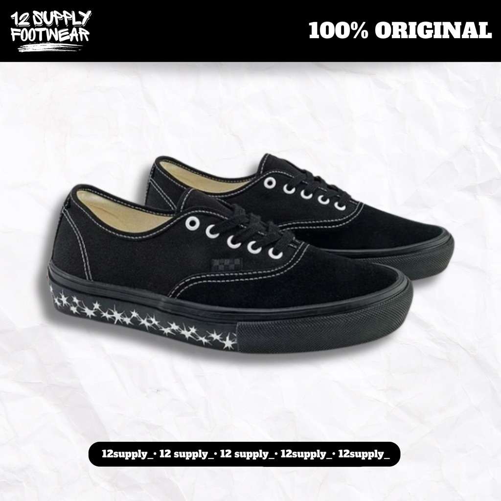 Vans Skate Authentic Black Splatter