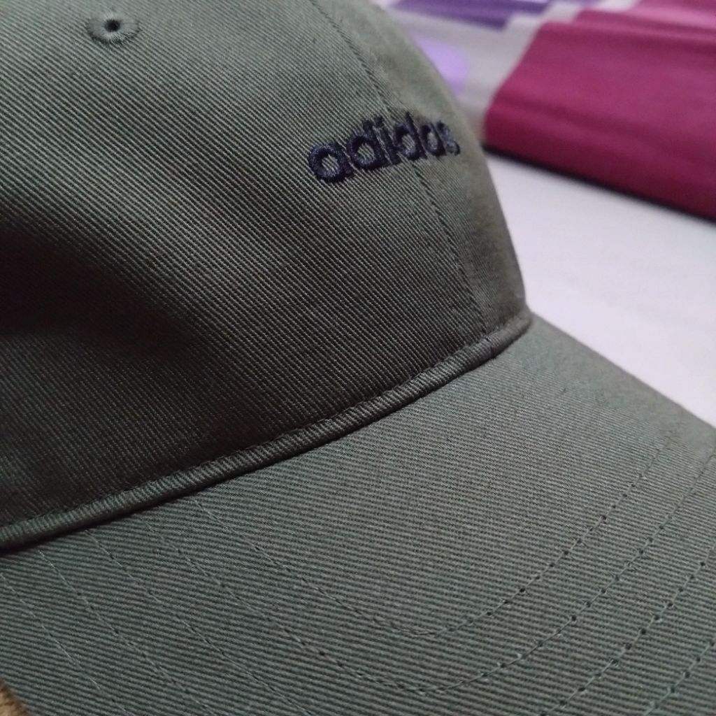 Adidas Baseball Cap Topi Pria Hijau Army/Green Olive OSFM