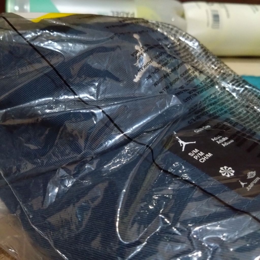 Topi Nike Jordan Club Cap Center Jumpman Squadron Blue/Young Navy/Biru Dongker BNWT Original S/M