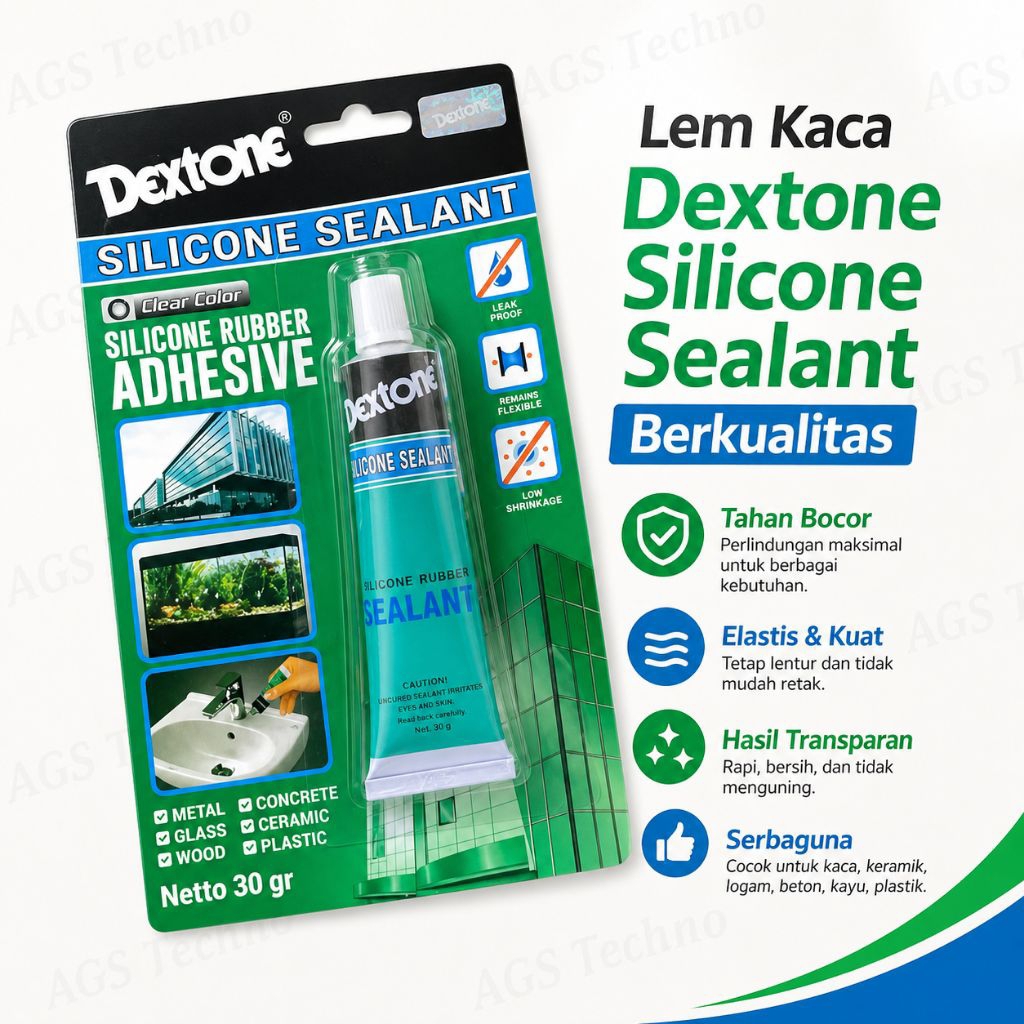 LEM DEXTONE SILICONE SEALANT/LEM ODOL SEALANT/LEM KACA DEXTONE MURAH
