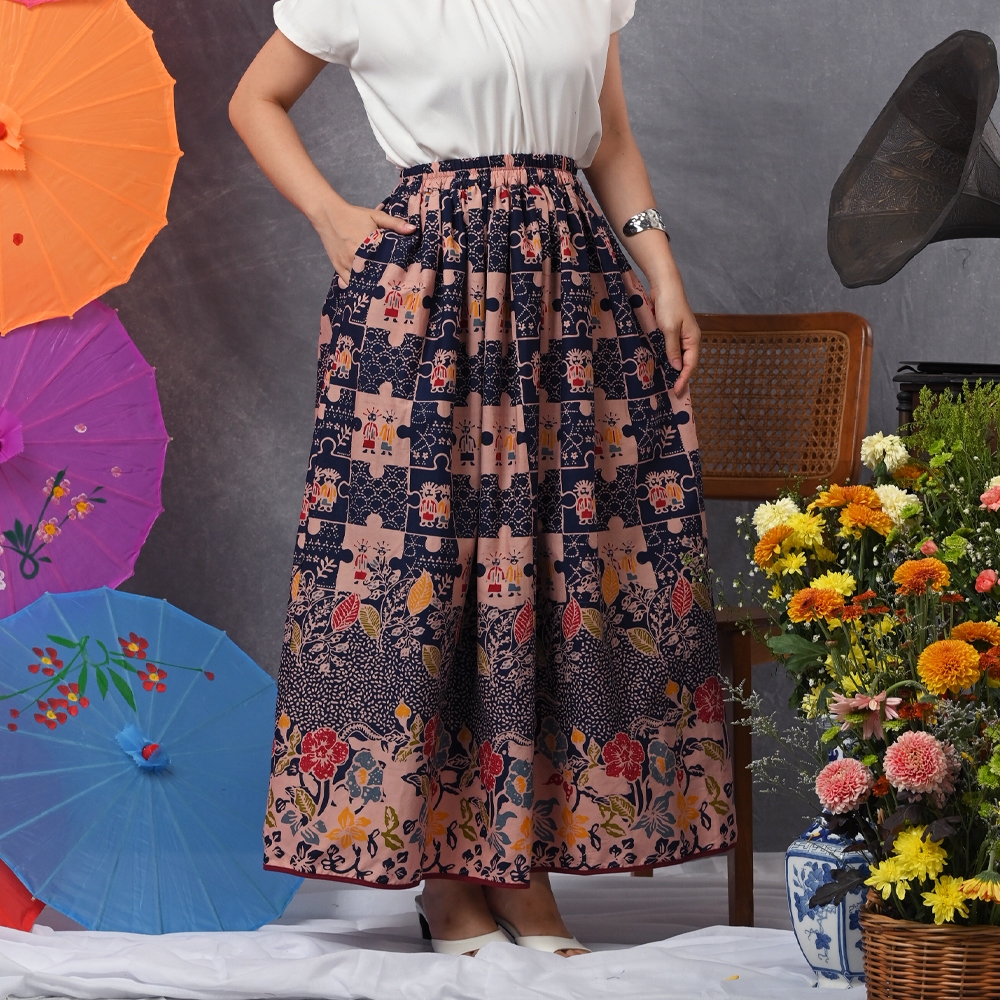 NONA RARA - Keke Wonogiren Betawi P0699, Rok batik wanita modern